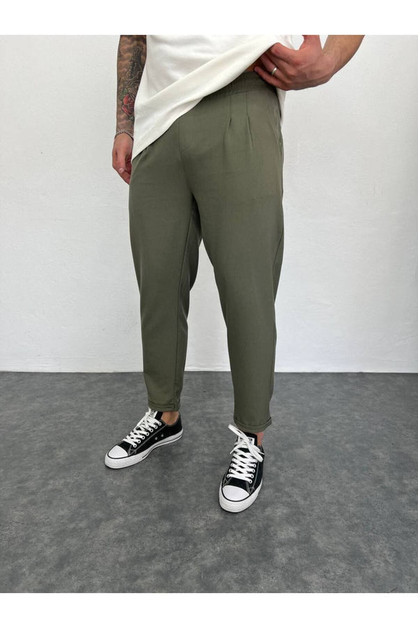 Erkek Pileli Jogger Pantolon
